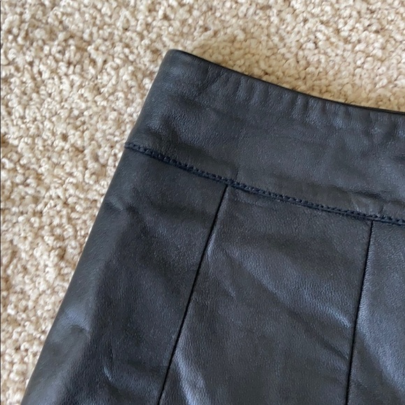 Black Leather Skirt - Picture 2 of 3